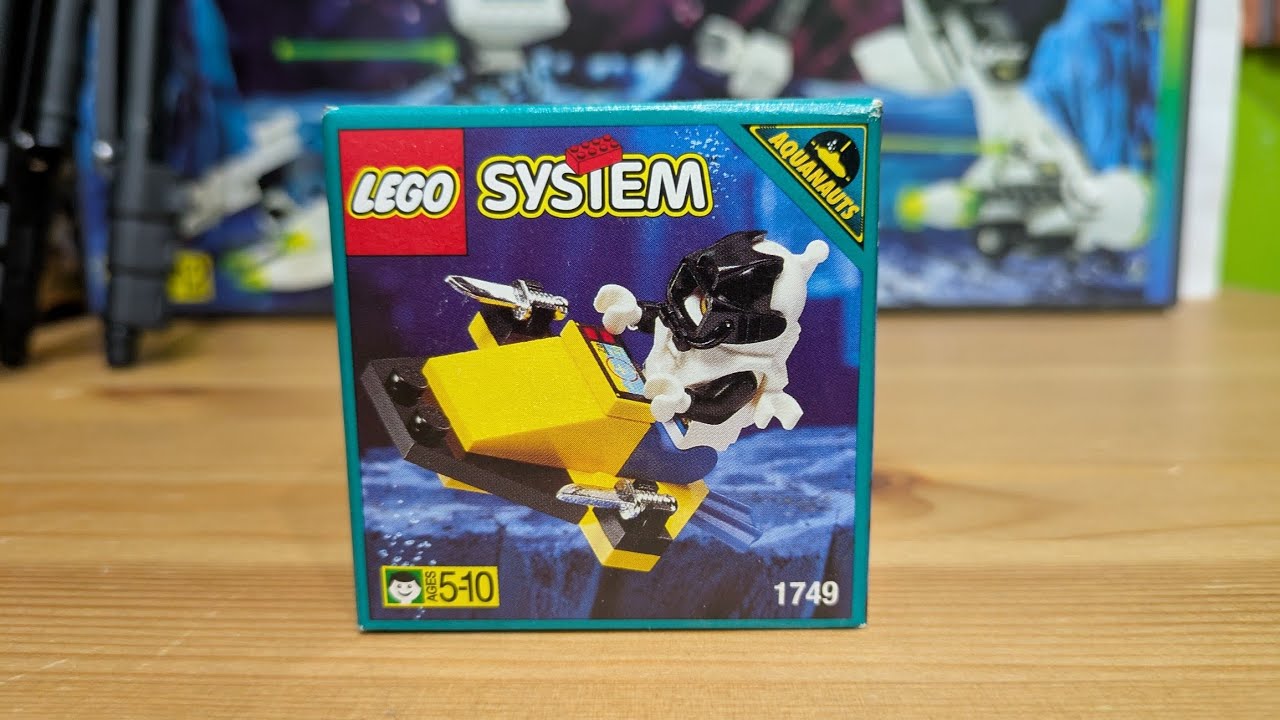 Lego 1749 z 1996 roku | Paravane | Aquanauts