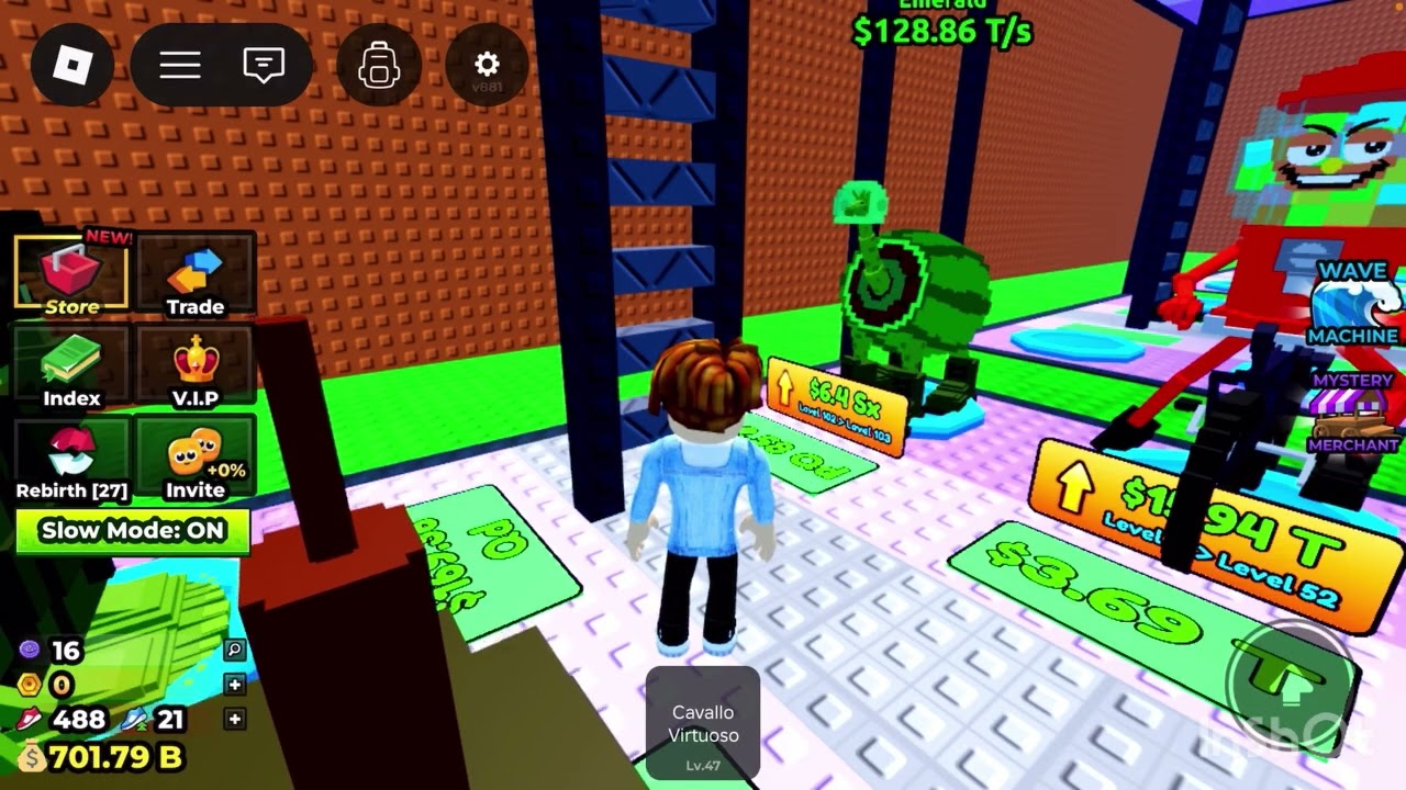 открываю лаки блоки в цунами брейнрот в Roblox 😯