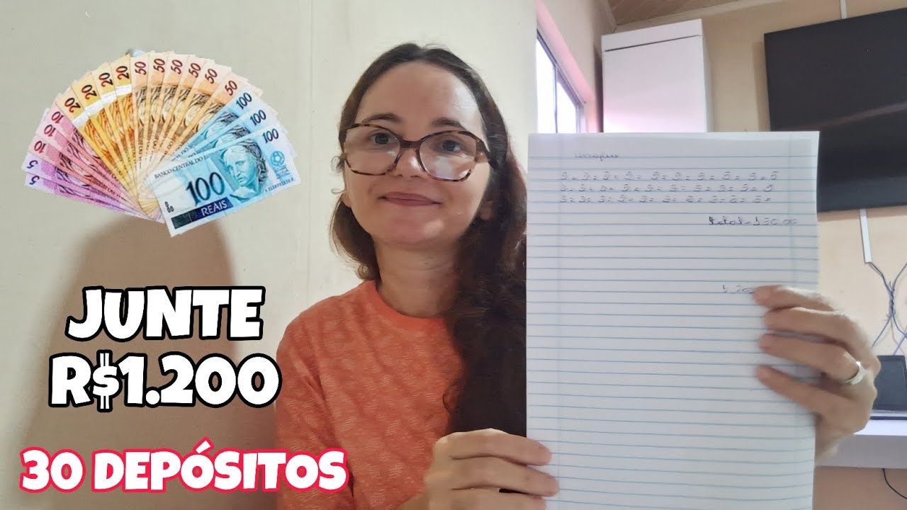 DESAFIO DOS 30 DEP&Oacute;SITOS ( COMO JUNTAR DINHEIRO 💵)