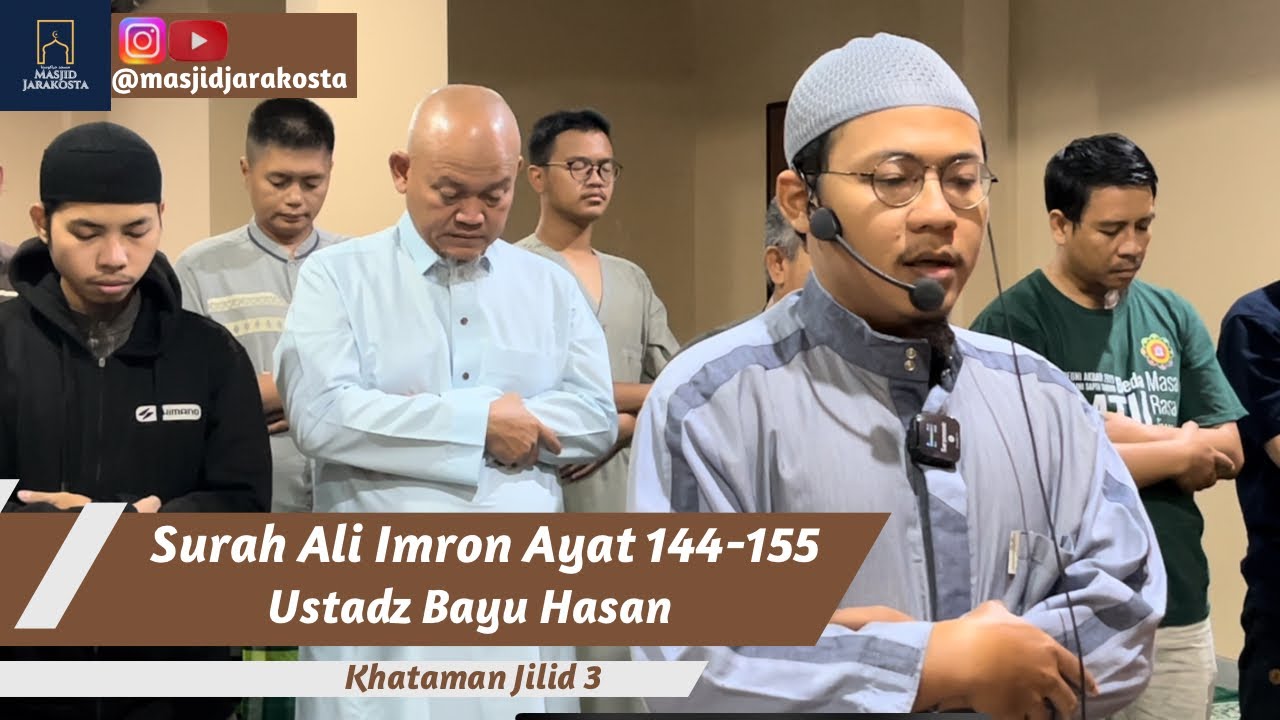 Imam sholat subuh | Ust.Bayu Hasan | Surah Ali Imron 144-155 | Imam Masjid Jarakosta | 24/09/2025 