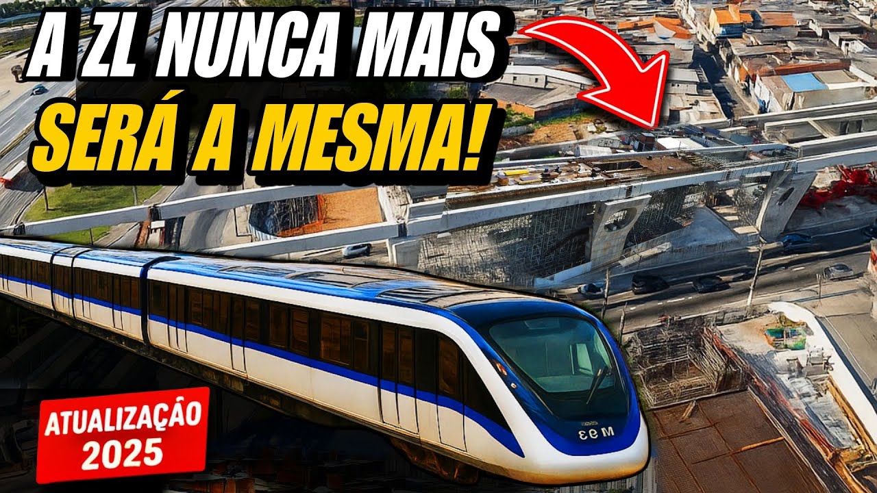 🚨🚇 Esta&ccedil;&atilde;o Jacu-P&ecirc;ssego: o avan&ccedil;o da Linha 15 que vai mudar a Zona Leste 🔥