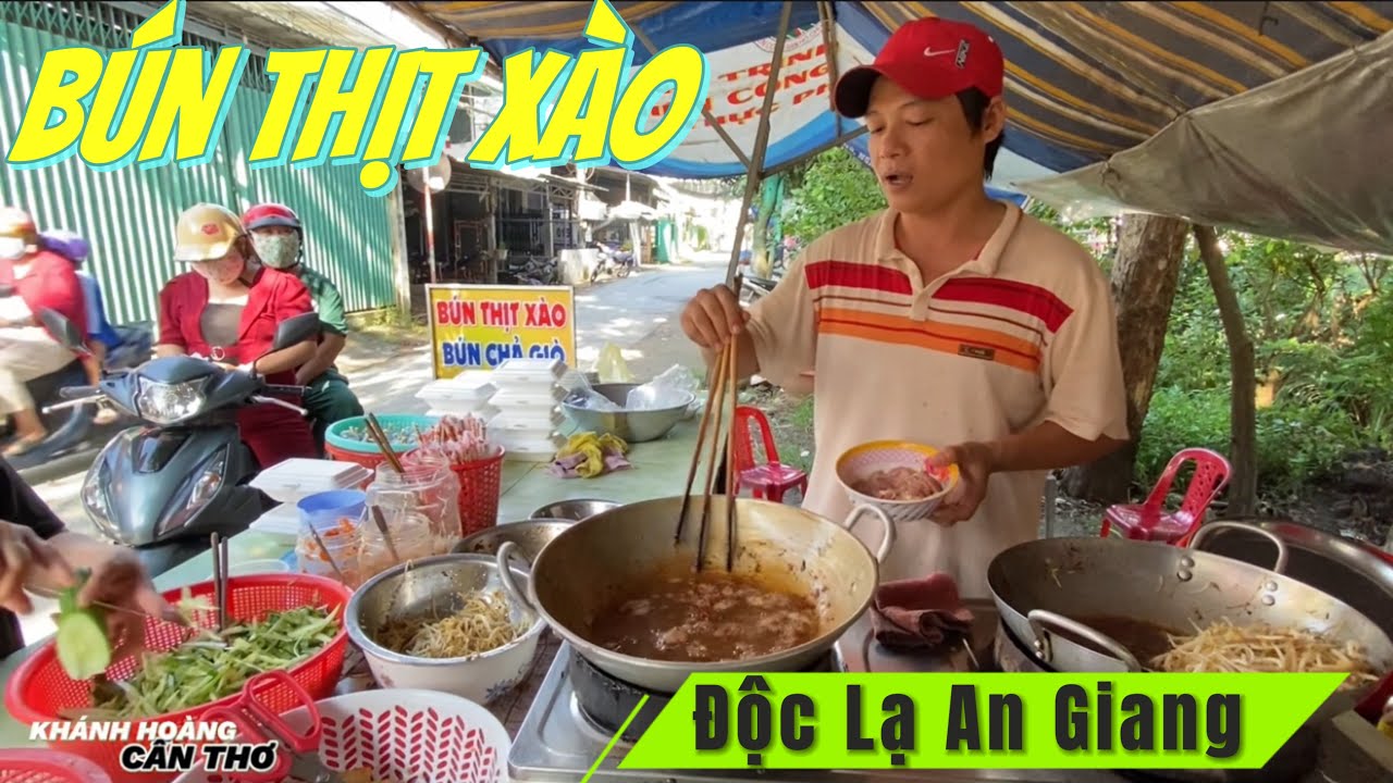 Bún Thịt Xào Bán Một Buổi Sáng 50 ký bún khủng Nhất An Giang là đây
