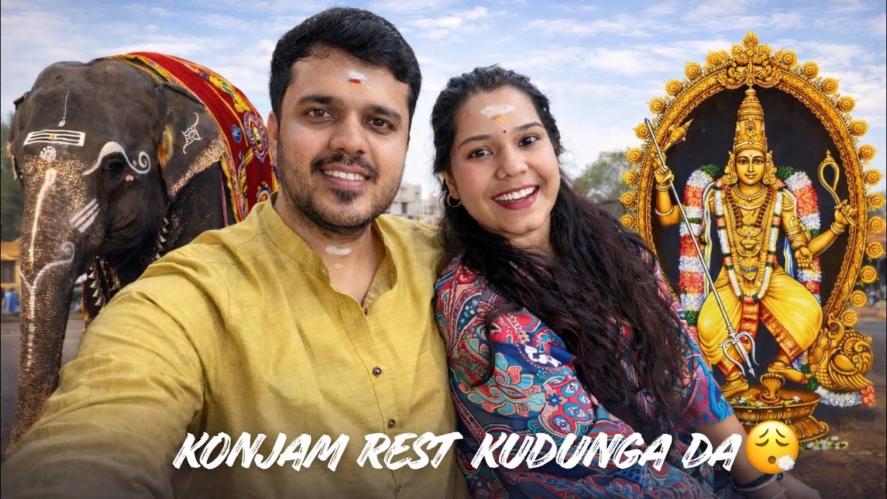 😕Senja பாவம் கழிய vanga polam திருநள்ளாறு🫨||🙏History behind temple🛕 ||😍Eswar with Harinii❣️