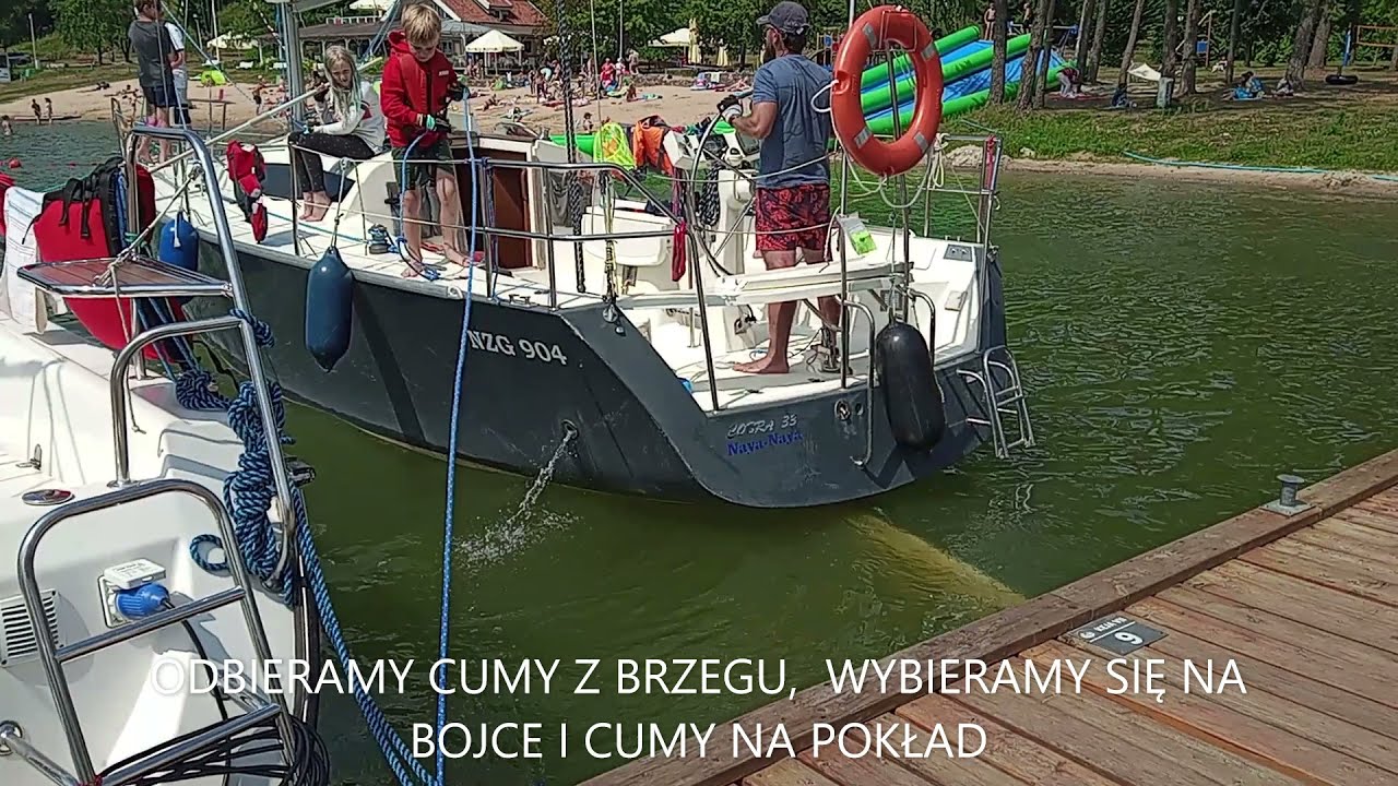 ODEJŚCIE I PODEJŚCIE DO KEI Z UŻYCIEM BOI MAZURY 2021 LIPIJUPI SAIL MAZURY