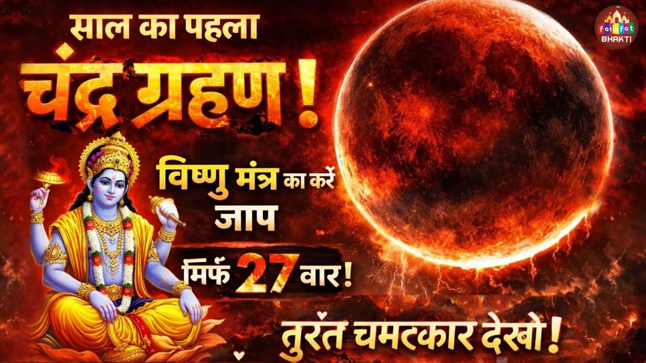आज चंद्र ग्रहण की रात जरूर सुने यह शक्तिशाली श्री विष्णु महामंत्र | श्रीमन नारायण हरी हरी 2026