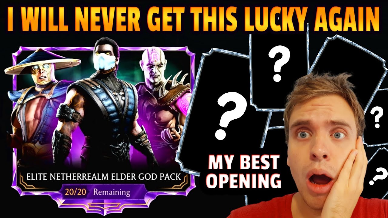 MK Mobile. The BEST PACK OPENING EVER! Elite Netherrealm Elder God Pack SHOWERED ME WITH DIAMONDS!