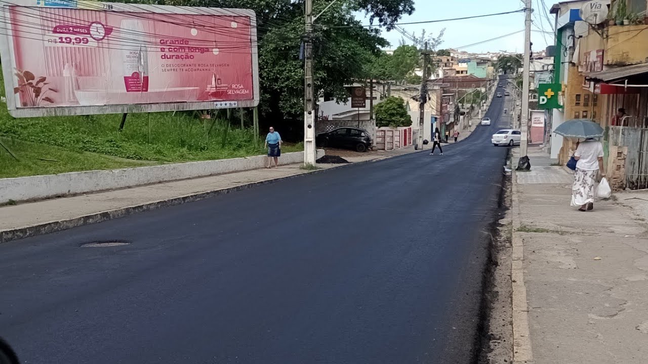 MORENO PE AVENIDA Doutor Sofronio Portela e AV Cleto Campelo recebe recapeamento novo 02/04/2023