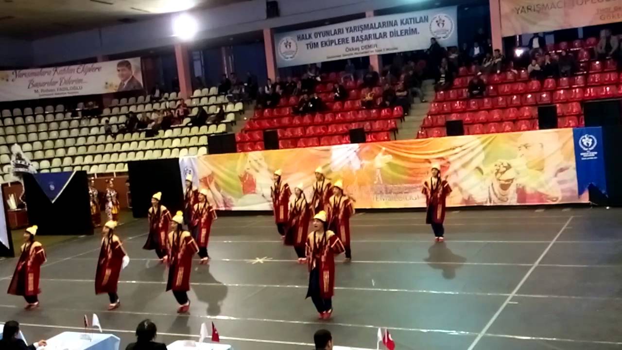 2016 Gaziantep Halk Oyunları Stılıze Ekip Birincisi Akkent Anadolu Lisesi Performansı