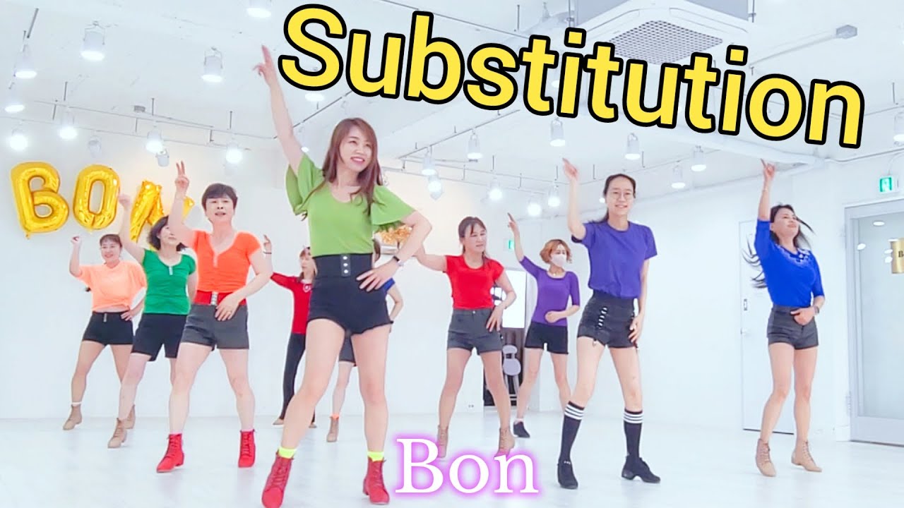 Substitution - Line Dance (Beginner) 서브스티튜션-교체,대용