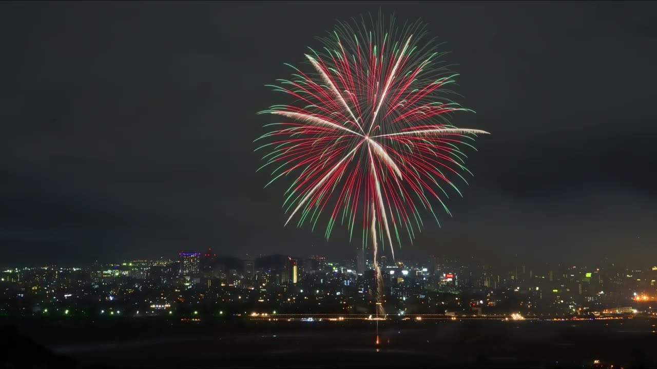 2017安倍川花火（雨天）スライド動画