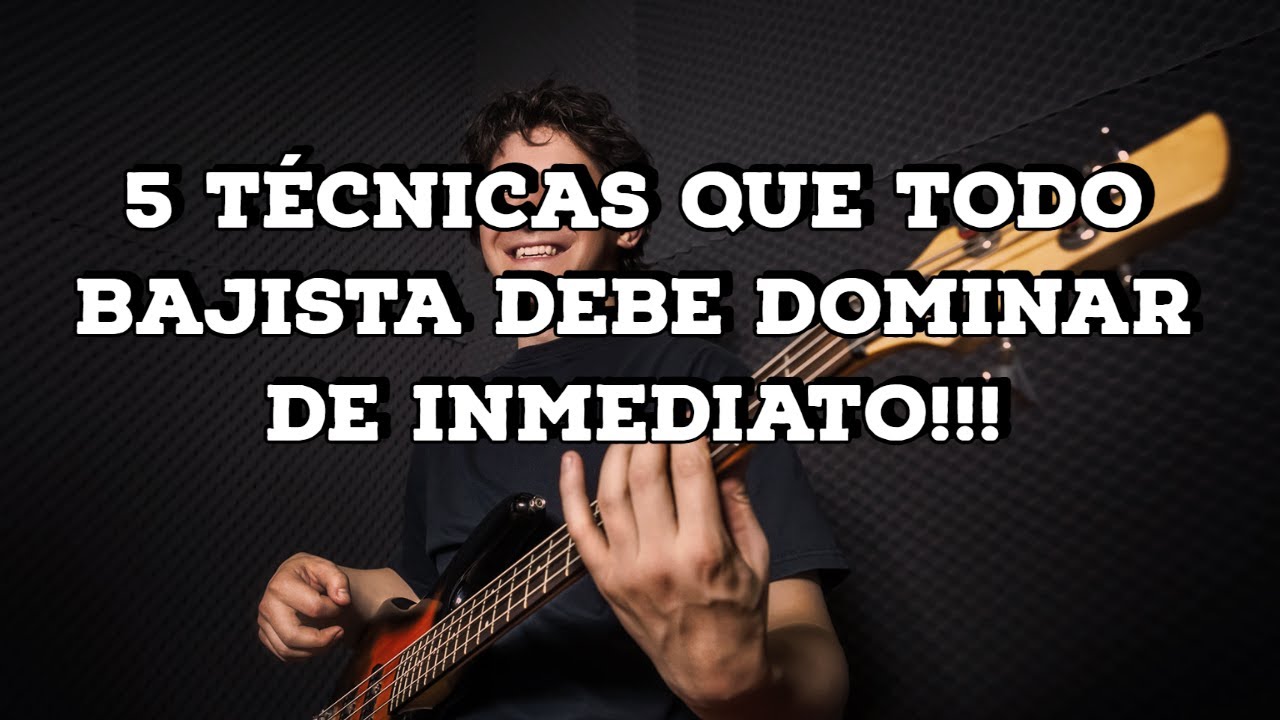5 técnicas de bajo que todo principiante DEBERÍA conocer!