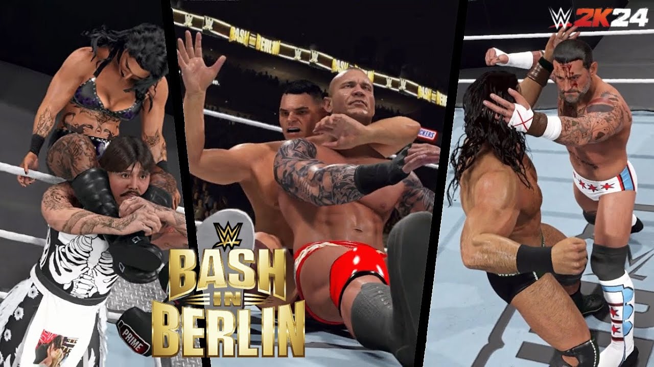 WWE Bash in Berlin 2024 Full Show Highlights | WWE 2K24 Simulation