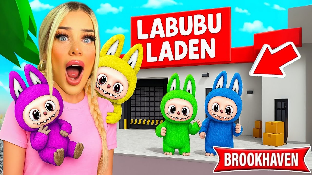 Ich ÖFFNE ein LABUBU LADEN 😳 (Brookhaven RP🏡)