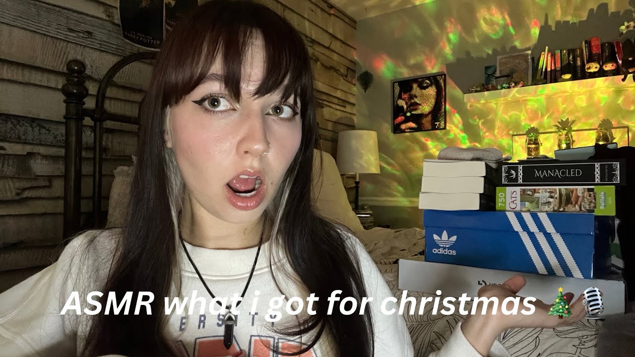 ASMR | What I Got For Christmas Haul 🎄🎙️ Tapping, Fabric Sounds, Rambles