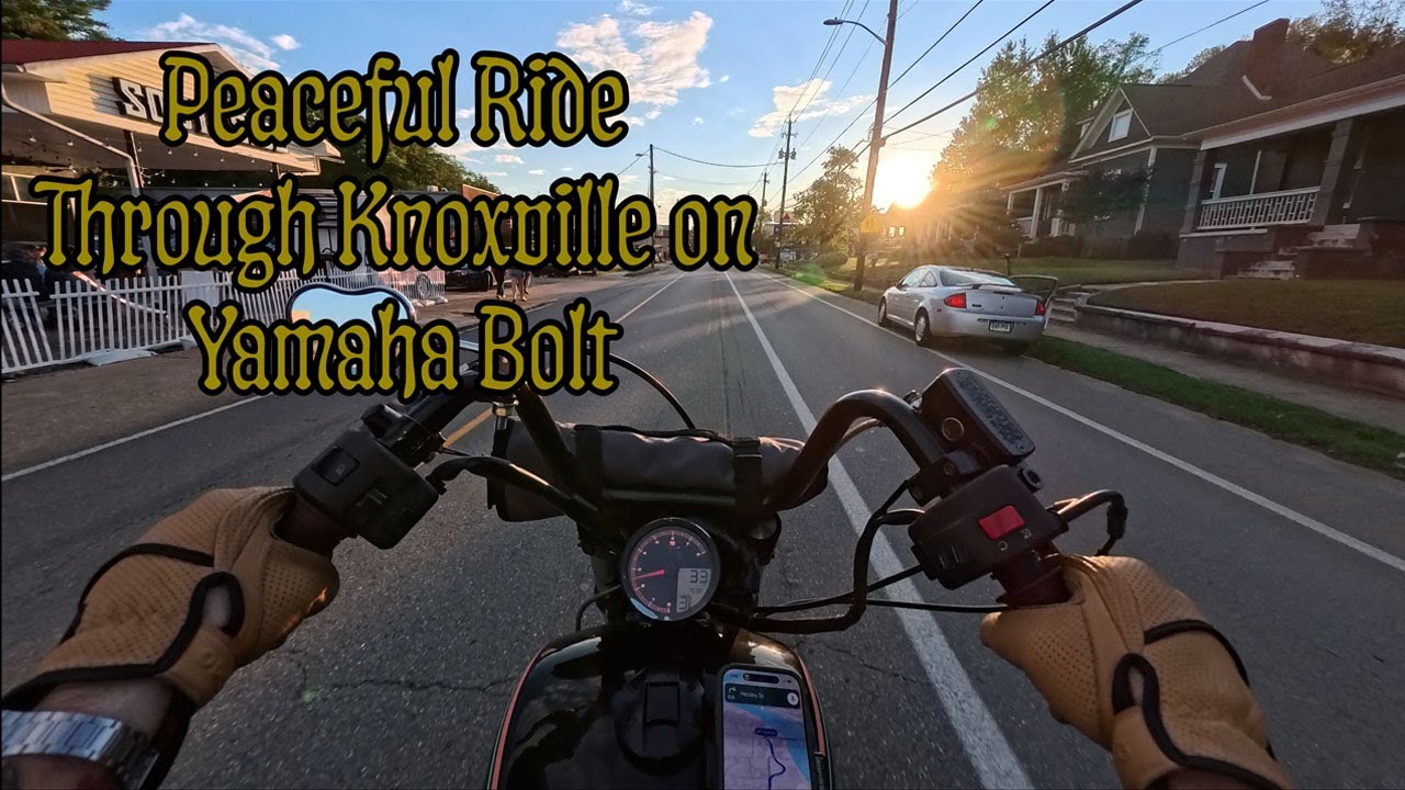 Peaceful Ride Through Knoxville on Yamaha Bolt