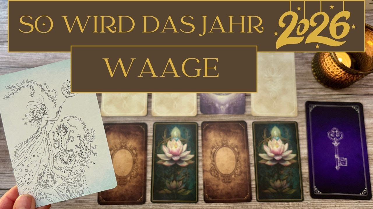 Waage 💫 2026 💫 Das Jahr der Entscheidungen - Etwas Großes ist auf dem Weg | Tarot Jahreslegung