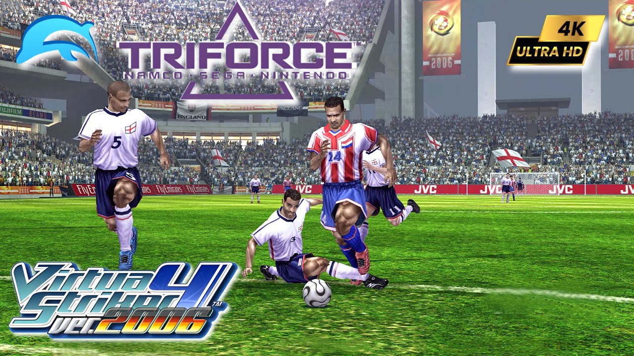 Virtua Striker 4 ver. 2006  Arcade 4K 60FPS  | Triforce System | Wii Dolphin Emulator