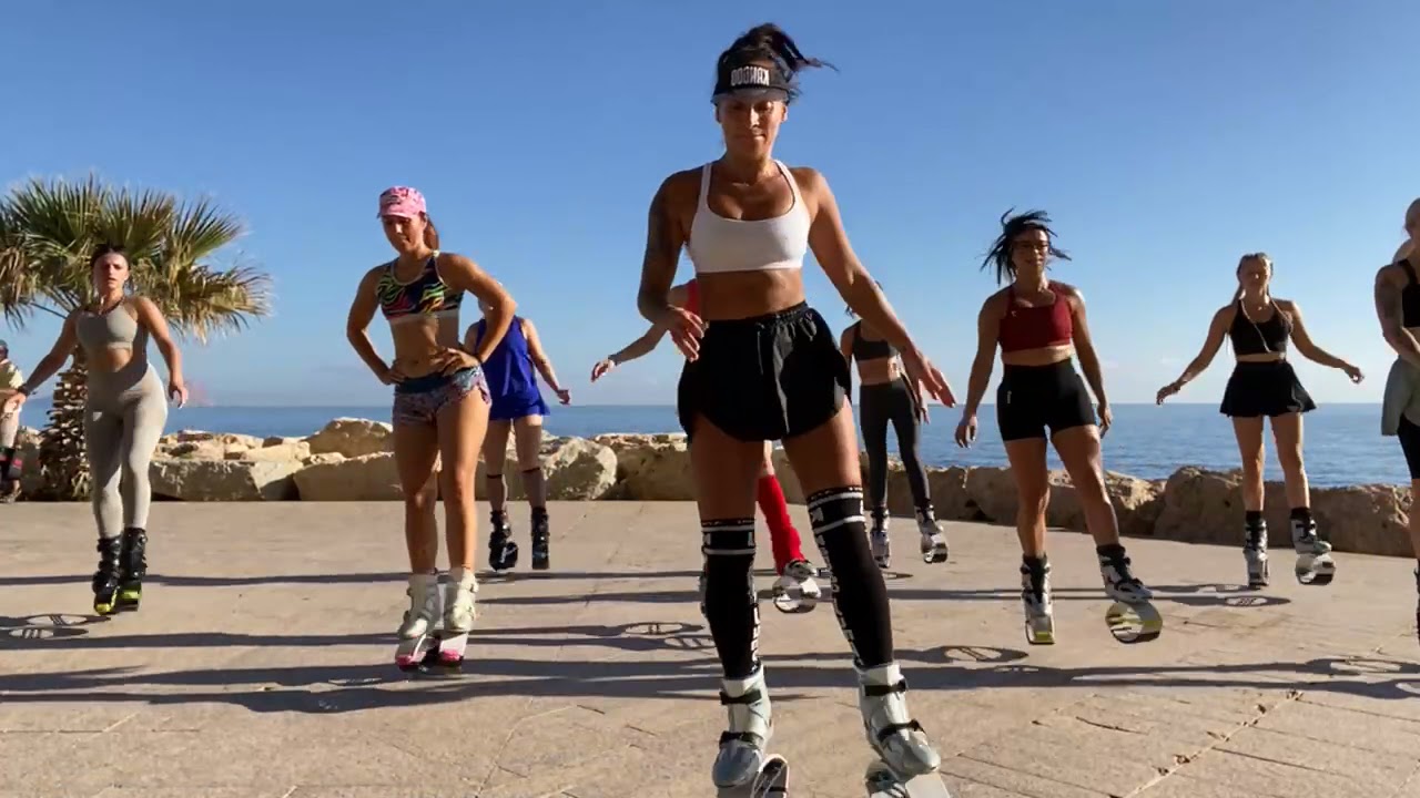Kangoo Jumps workout #56 Fitness Tour Calpe, Spain