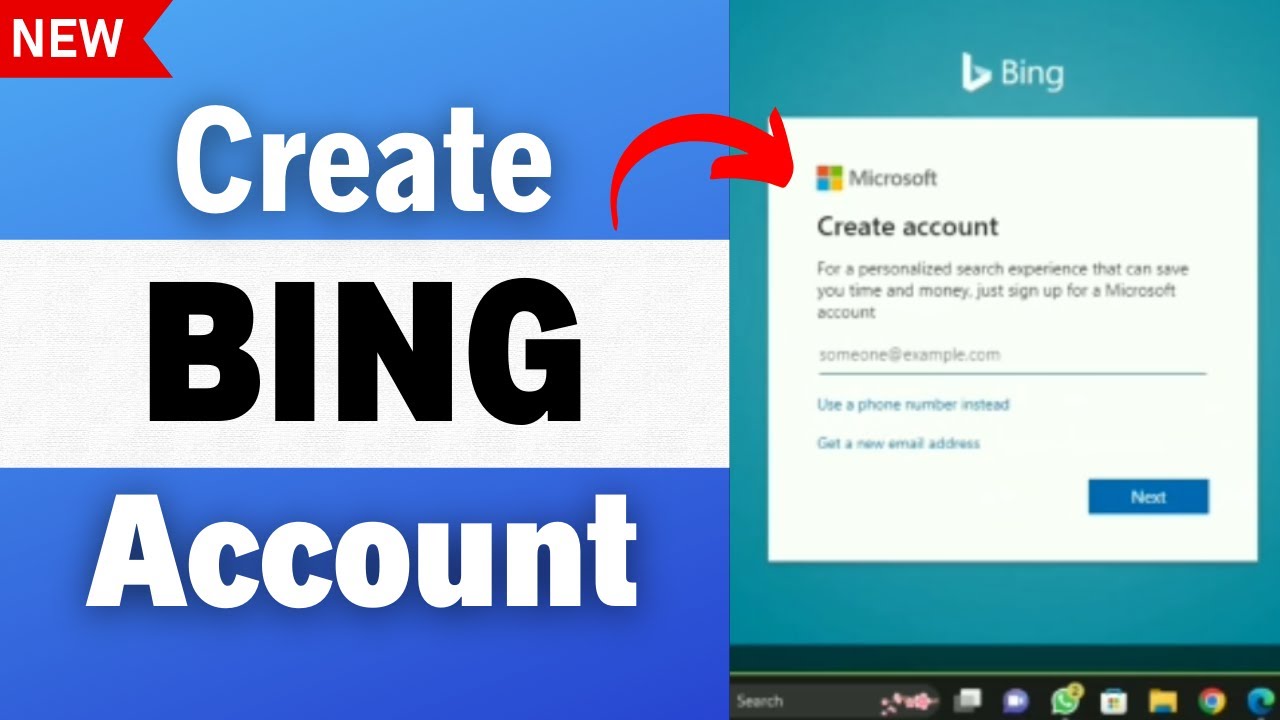 Как создать учетную запись Microsoft Bing (2023) Регистрация учетной записи Microsoft Bing