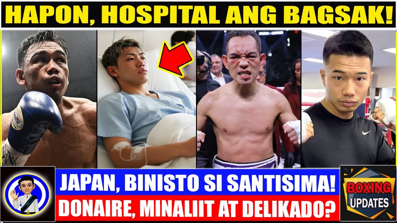 Hala! HAPON, isinugod pala sa Hospital pagkatapos ng laban! DONAIRE, 'di hahayaan na magtagumpay!