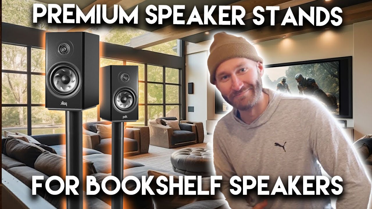 The BEST Speaker Stands for Bookshelf Speakers | ECHOGEAR Speaker Stands
