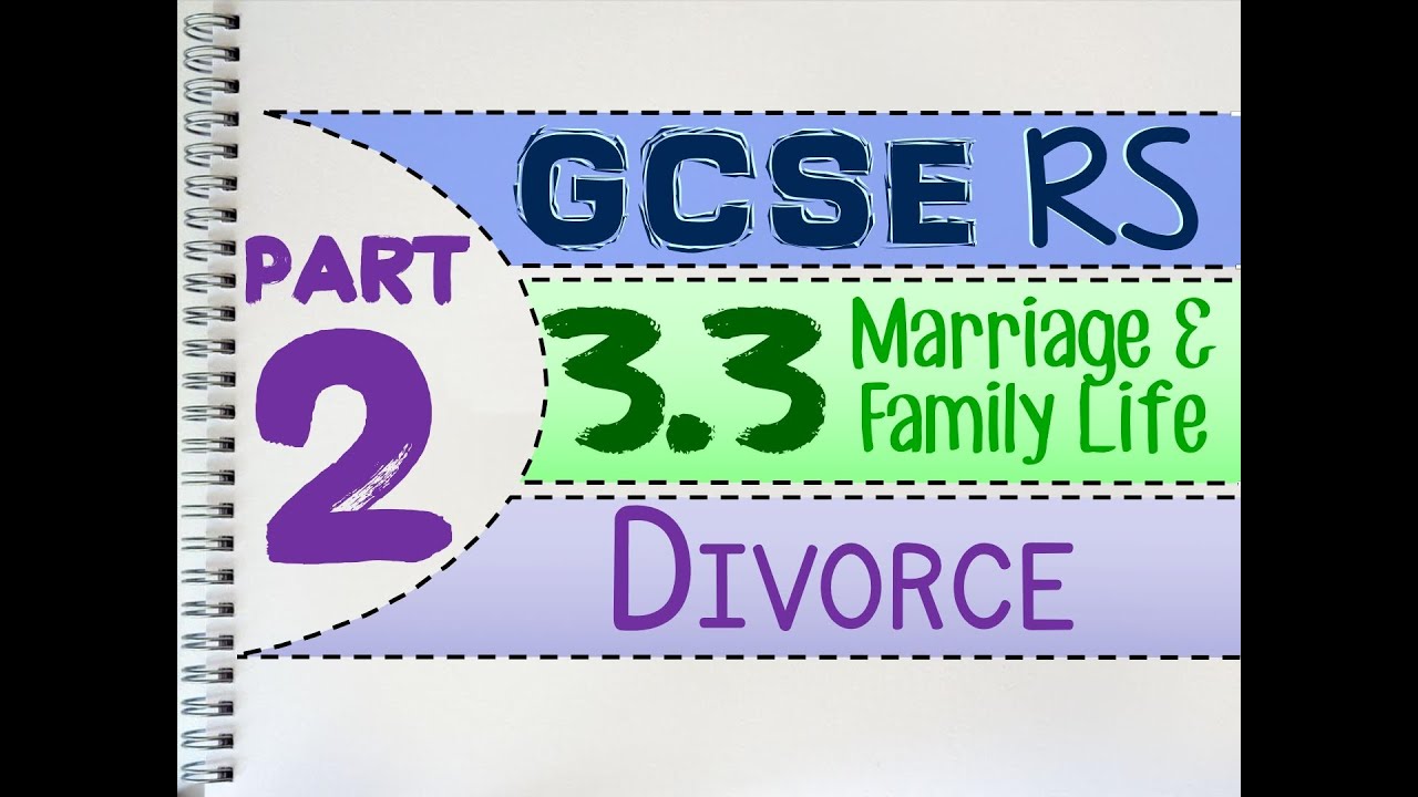 GCSE RS, раздел 3.3 (часть 2 из 5) Развод | MrMcMillanREvis