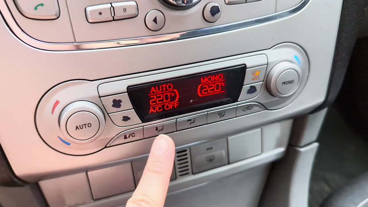 Кондиционер плохо дует и не охлаждает в жару Ford Focus 2, Mondeo Kuga Transit Диагностика и Ремонт