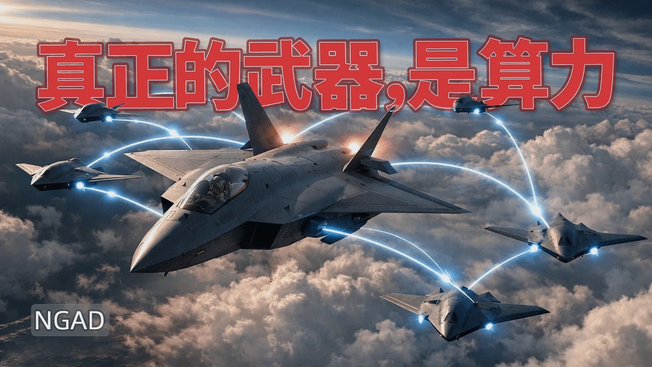 把殺傷決策交給 AI，是進步還是災難？NGAD 引爆的空戰革命#NGAD #第六代戰機 #AI空戰 #無人僚機 #軍武視角