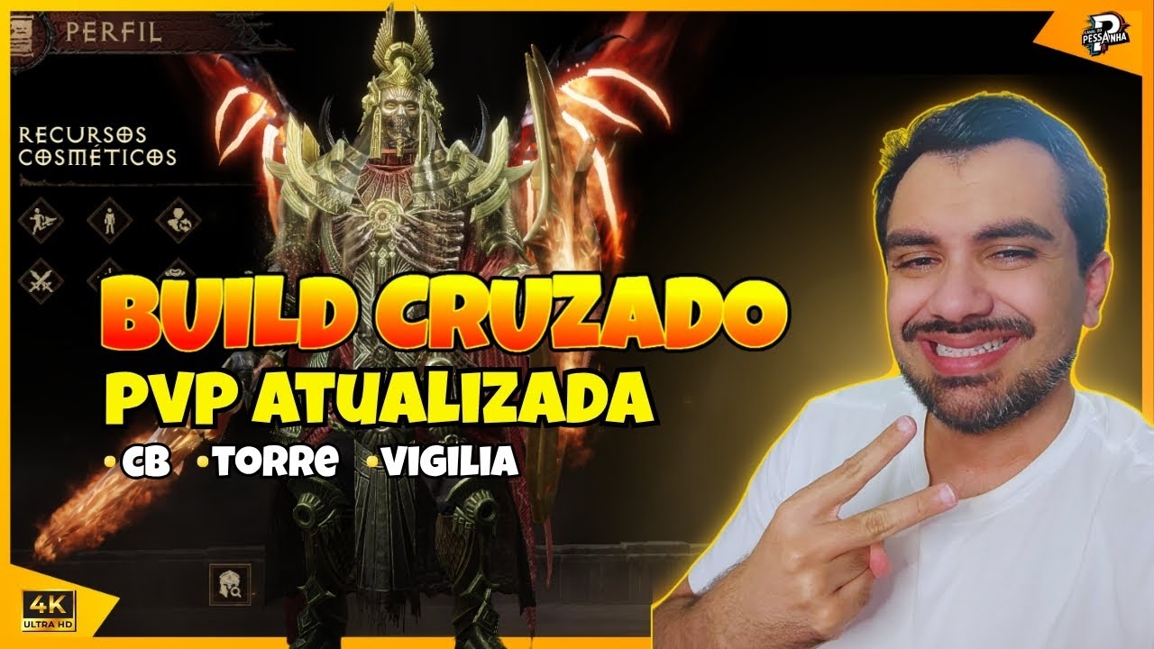 **MELHOR** BUILD CRUZADO (META) para **PVP ATUALIZADA** - Diablo Immortal