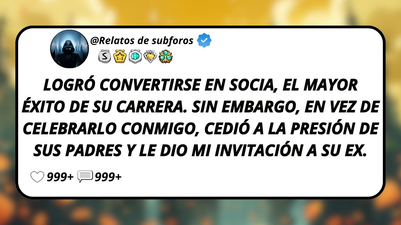 Logró Convertirse En Socia, El Mayor Éxito De Su Carrera. Sin Embargo, En Vez De Celebrarlo...