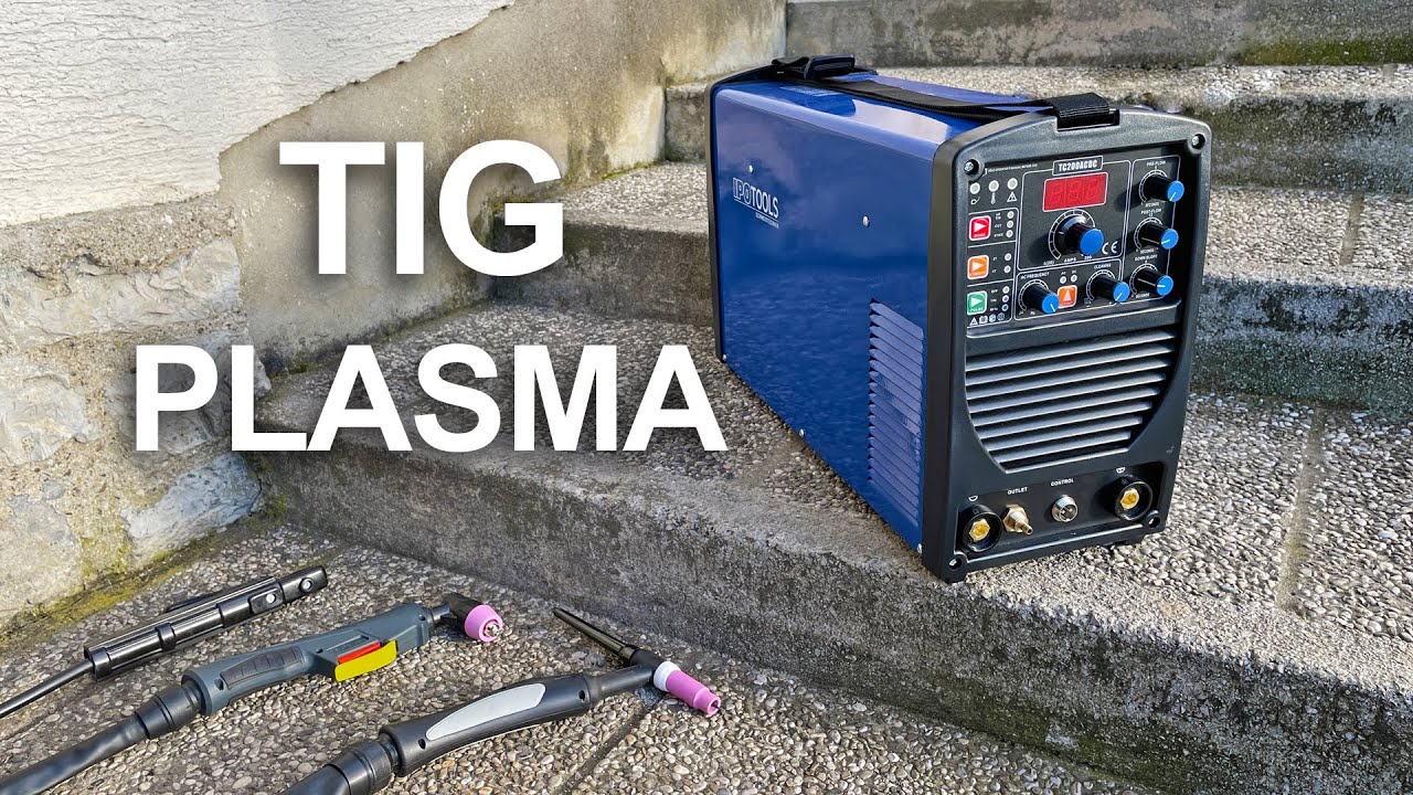 Сварочный аппарат TIG и плазменный резак 4 в 1 - IPOTOOLS TC200ACDC | Распаковка и тестирование