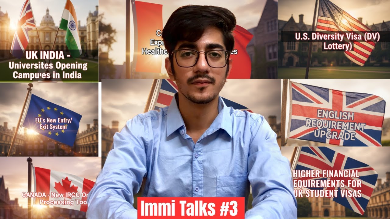Immi Talks #3 – UK Student Visa Funds ↑, Canada EE Draw, U.S. Visa Bulletin, EU Biometric System