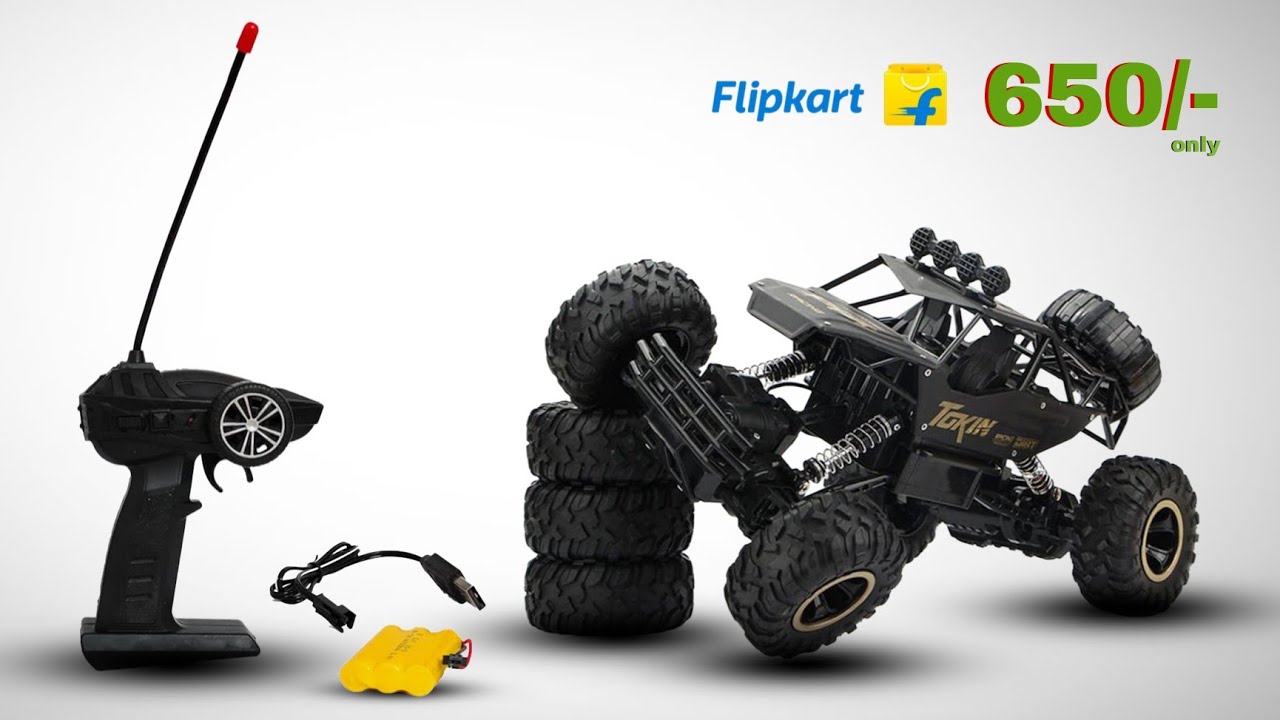 4×4 RC Rock Crawler Car 🚨 Received damaged Product by Flipkart 😭 #rccar #remotecontolcar