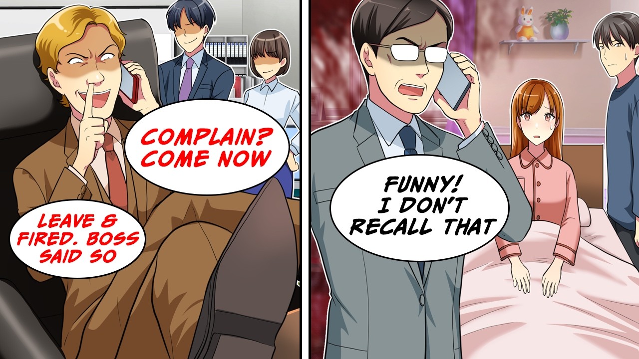 [Manga Dub] I was fired for nursing a girl, but her CEO dad grabbed the phone and...!? [RomCom]