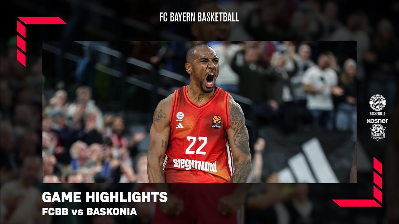 FC Bayern M&uuml;nchen Highlights | FCBB - Kosner Baskonia 96:89 | EL 25/26