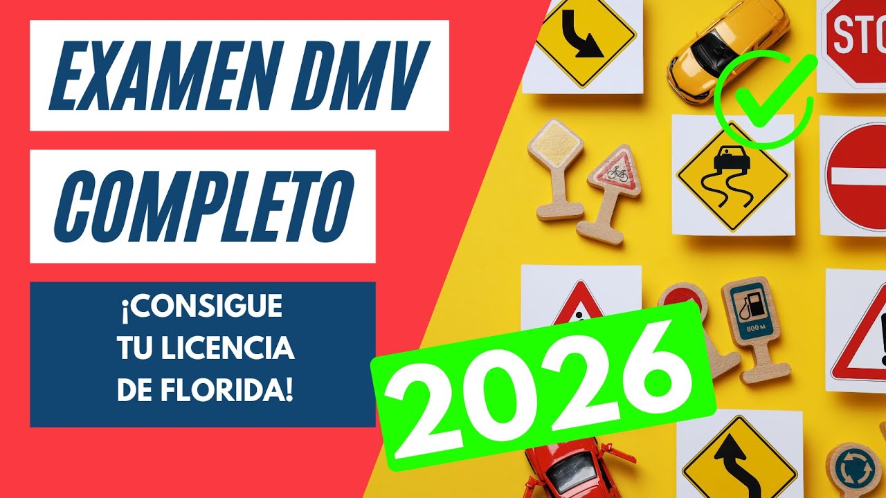 Examen Teórico Licencia de Conducir Florida 2026  | PREGUNTAS REALES