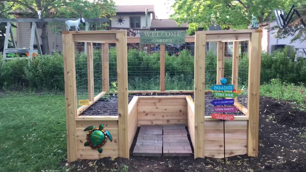 U Shaped Raised Garden Bed