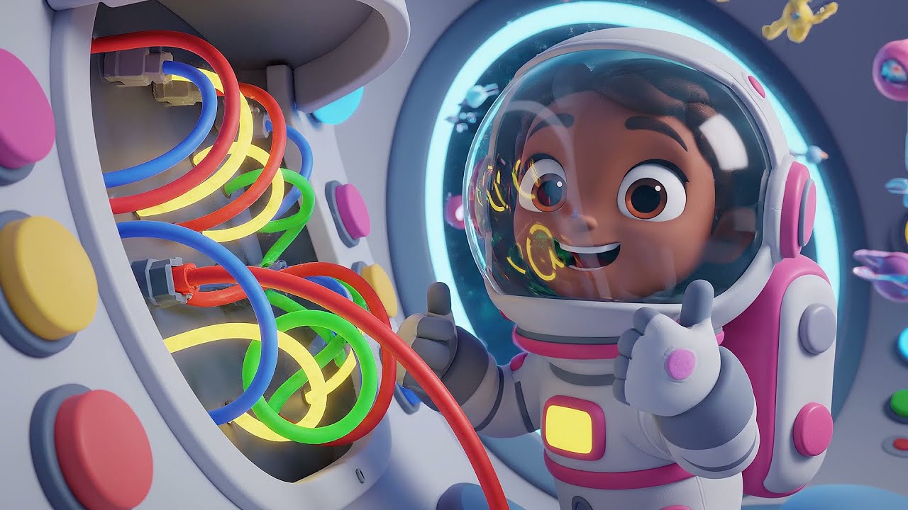 Among Us Brown Crewmate Mixed Up All the Wires | Nursery Rhymes for Kids Songs