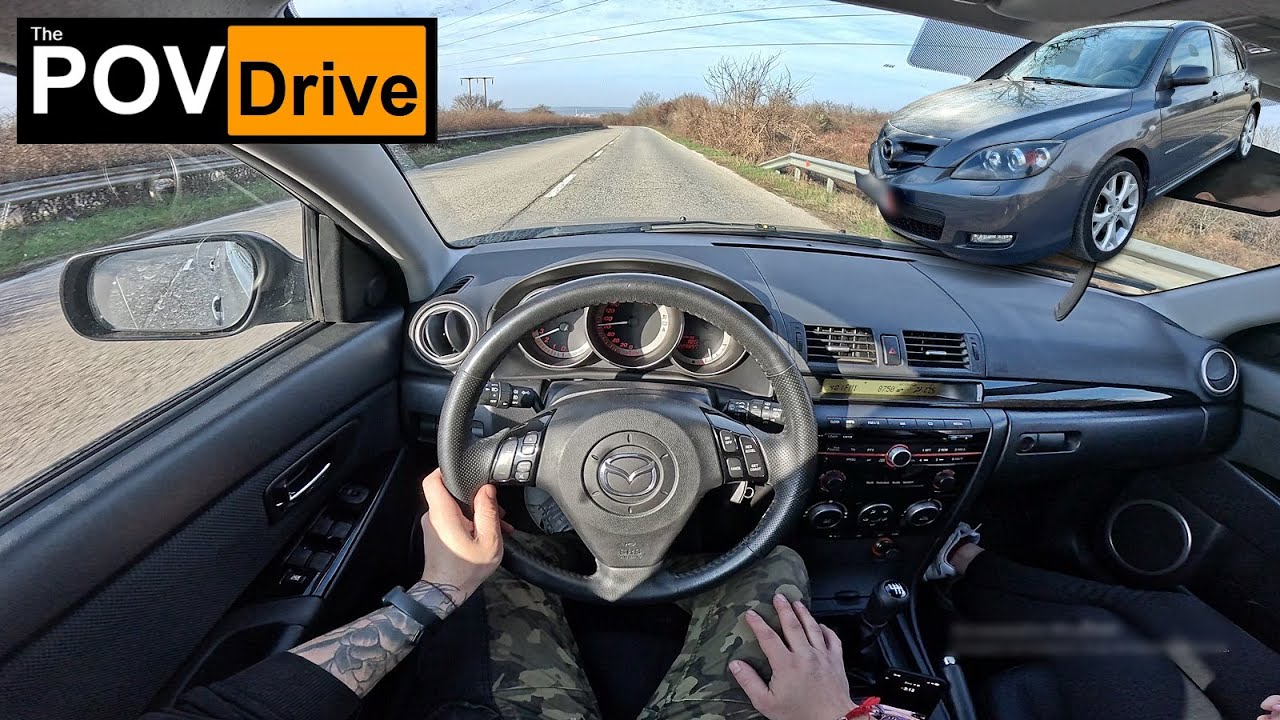 2008 Mazda 3 2.0 Sport 150hp FACELIFT | POV Test Drive