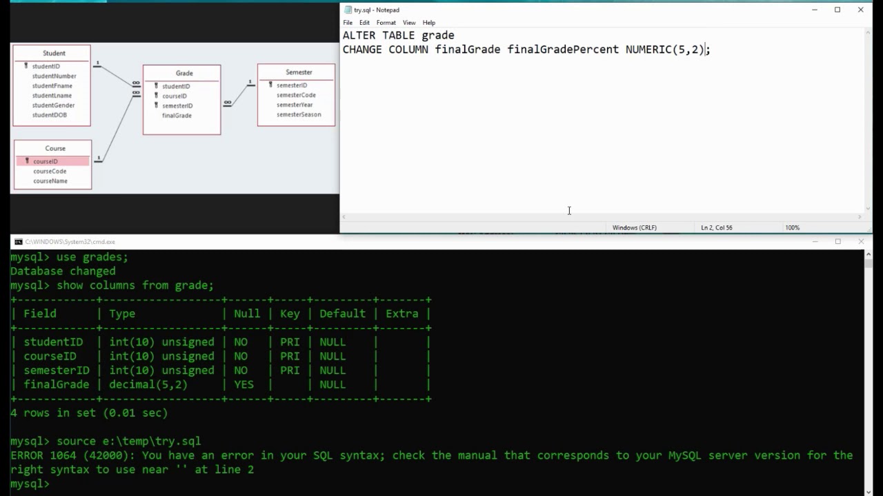 02   Learn SQL   ALTER TABLE