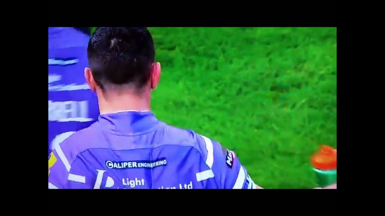 Mick Morgan reacts to Ben Flower's attack on Lance Hohaia