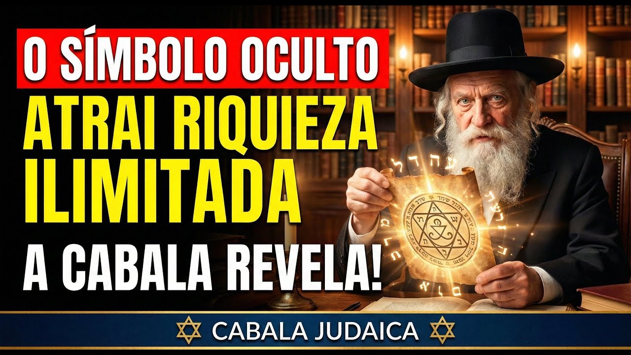 🔴O Símbolo Oculto Que Atrai Riqueza Ilimitada — A Cabala Revela Qual É