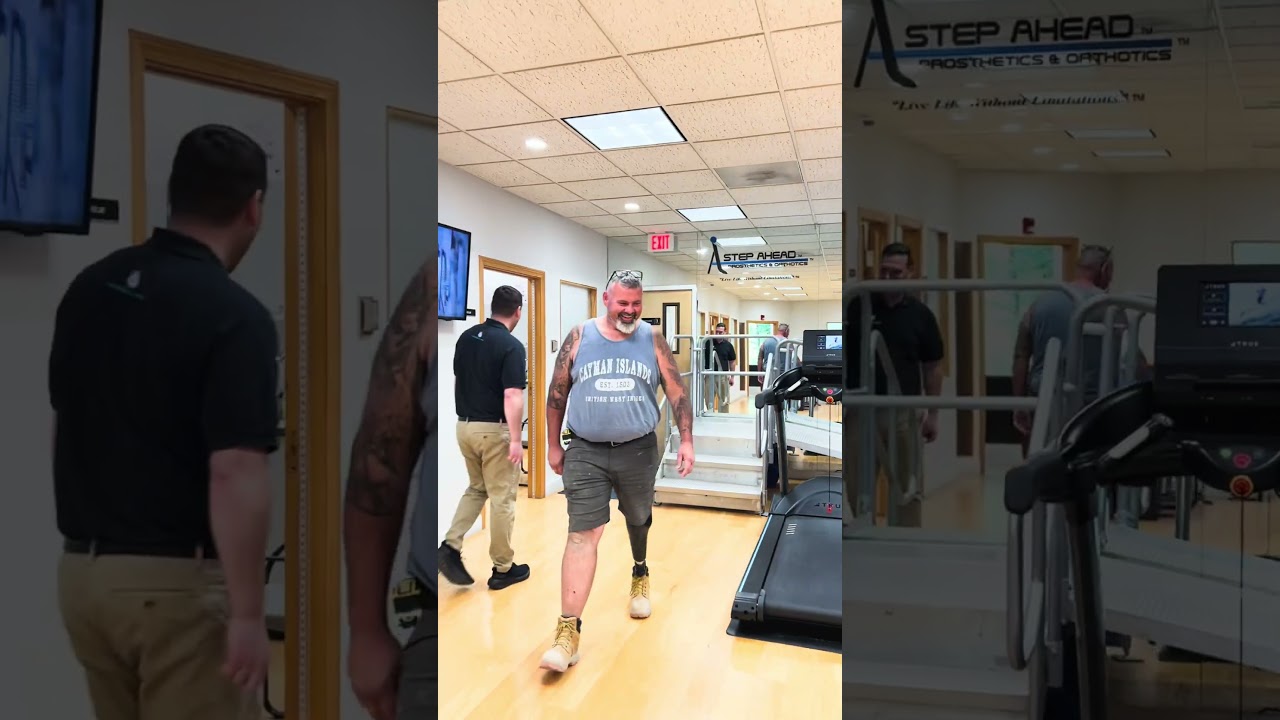 Below-Knee Amputee Walking Smoothly After Motorcycle Accident | Jamie&rsquo;s Prosthetic Control