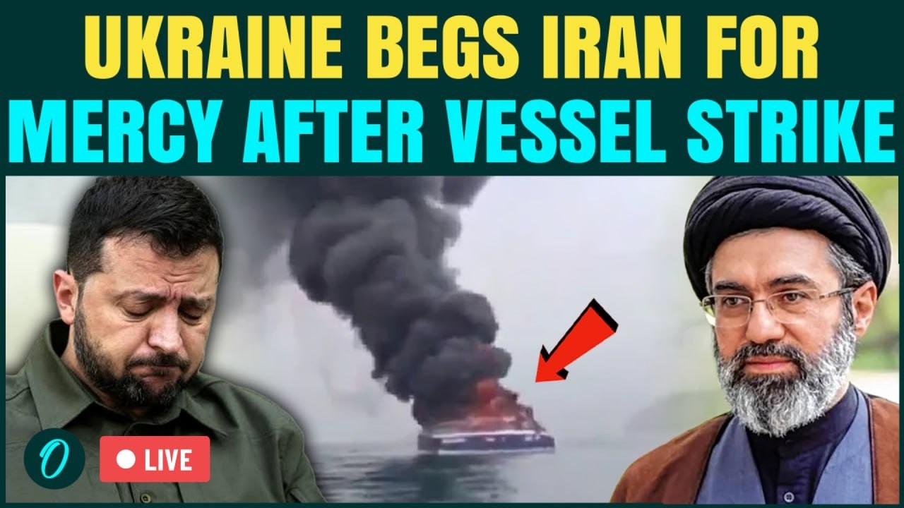 LIVE: Ukraine BEGS Iran For Mercy? Zelensky Offers Compensation After Caspian Sea Vessel STRIKE