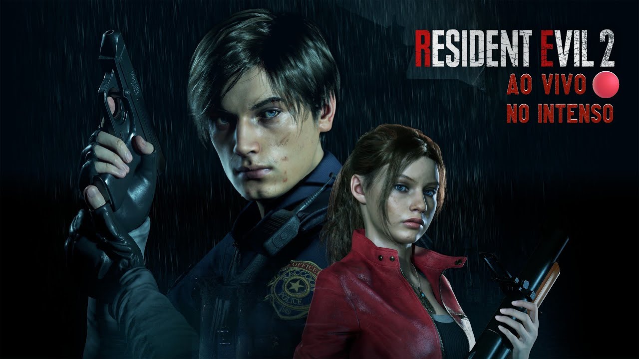 RESIDENT EVIL 2 REMAKE - LIVE NO MODO INTENSO (Primeira vez no pc)