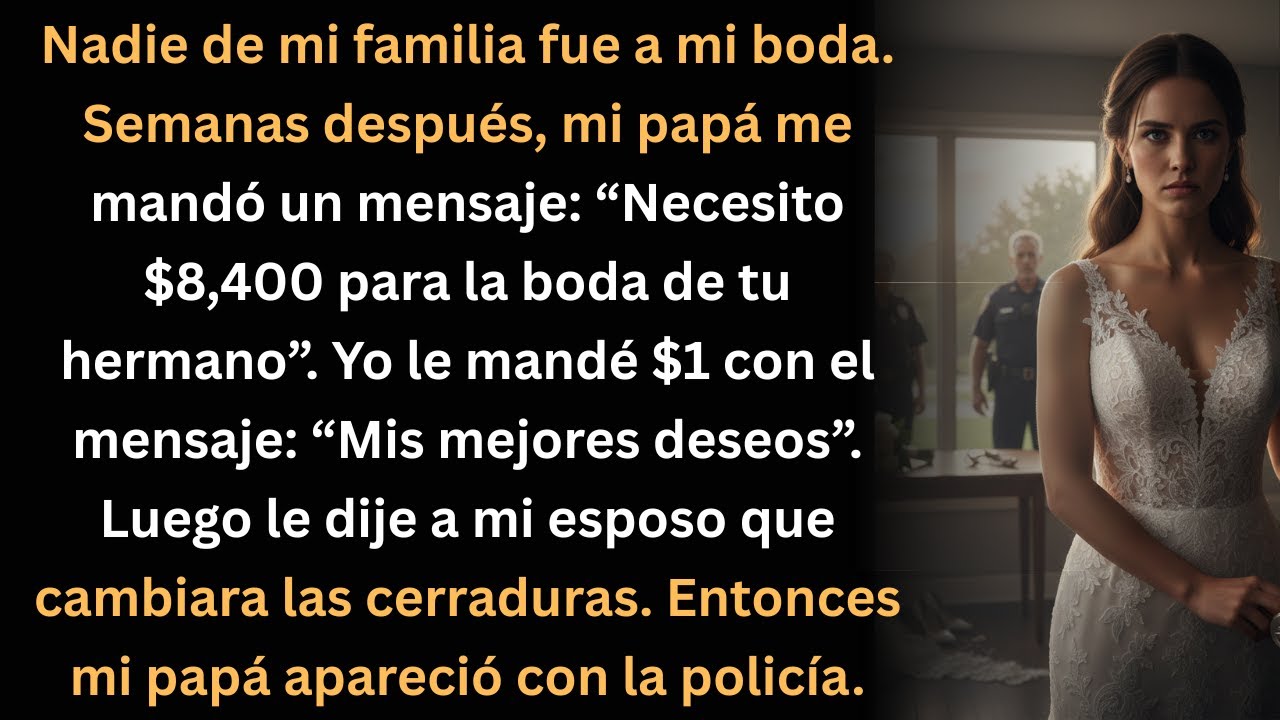 Mi familia me abandonó en mi boda… luego papá apareció con la policía.