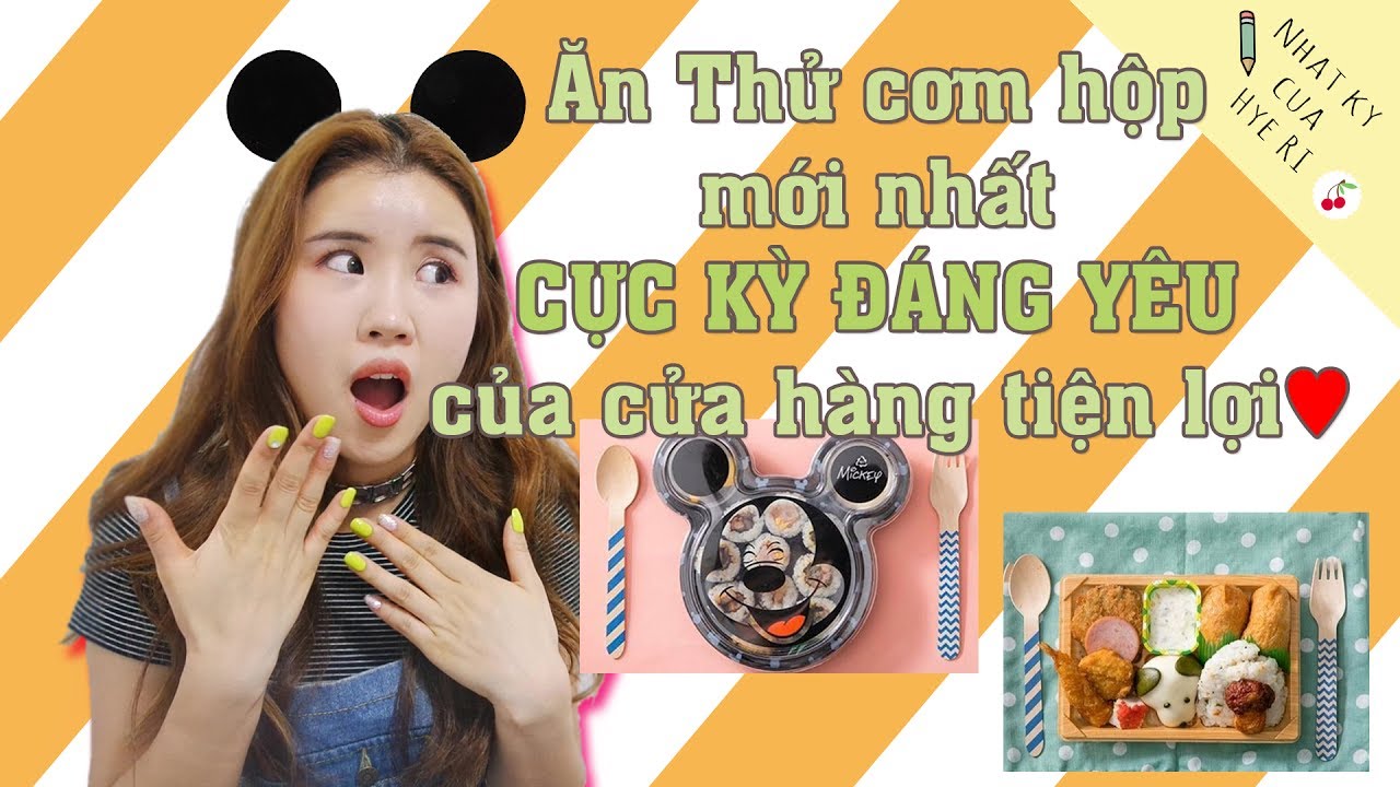 Ăn Thử cơm hộp mới nhất CỰC KỲ ĐÁNG YÊU của cửa hàng tiện lợi