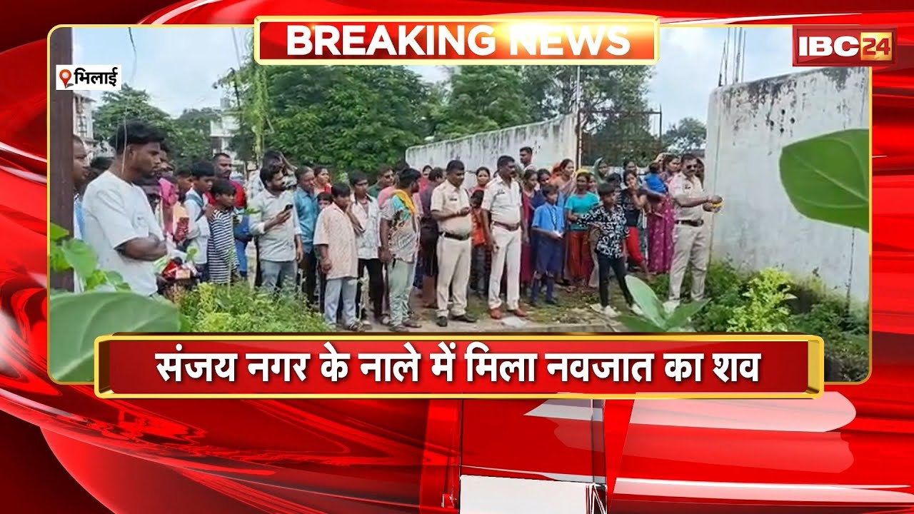 Bhilai Breaking News: संजय नगर के नाले में मिला नवजात का शव। बस्ती से बहकर नाले तक पहुंचा शव