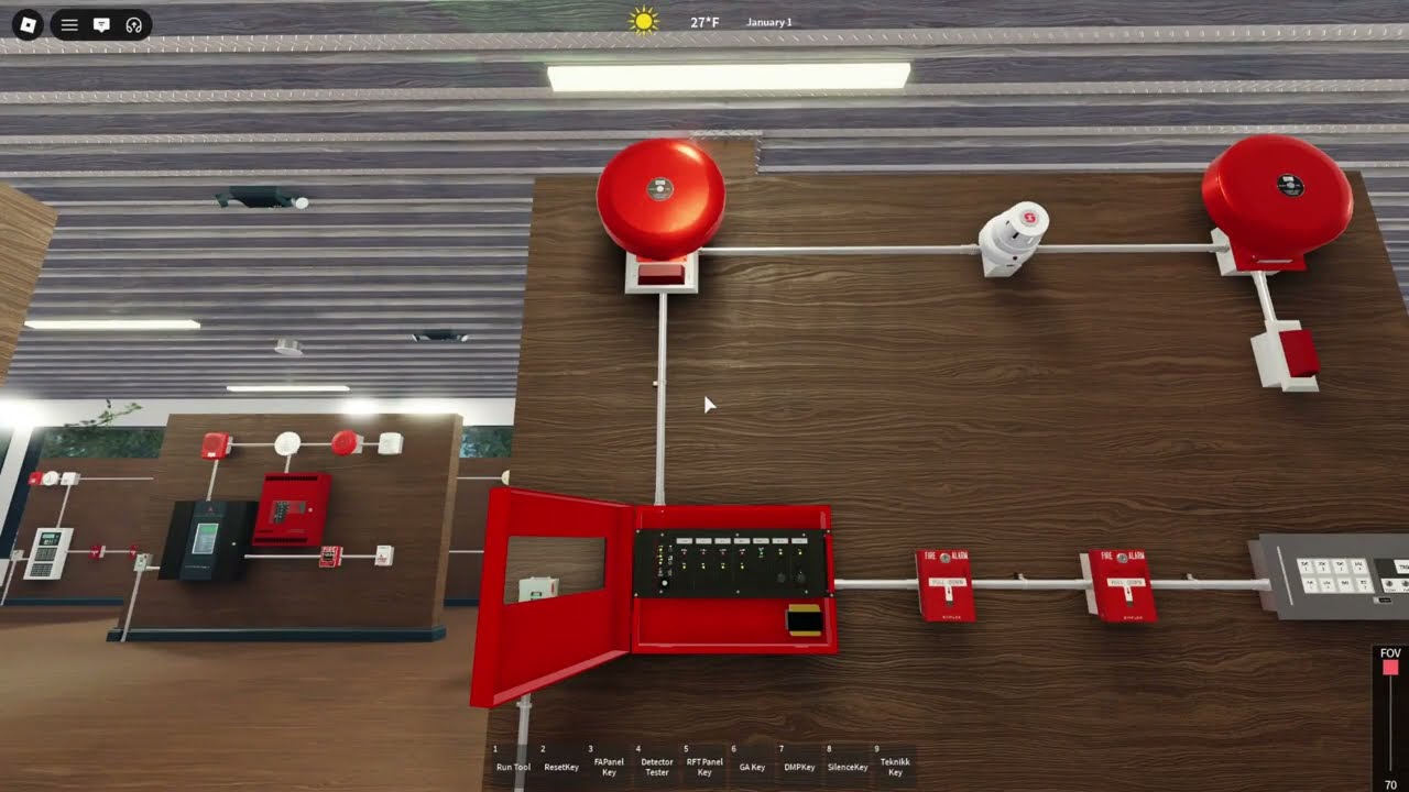 FIRE ALARM TESTING IN A BUILDING FULL OF ALARMS (Remastered)