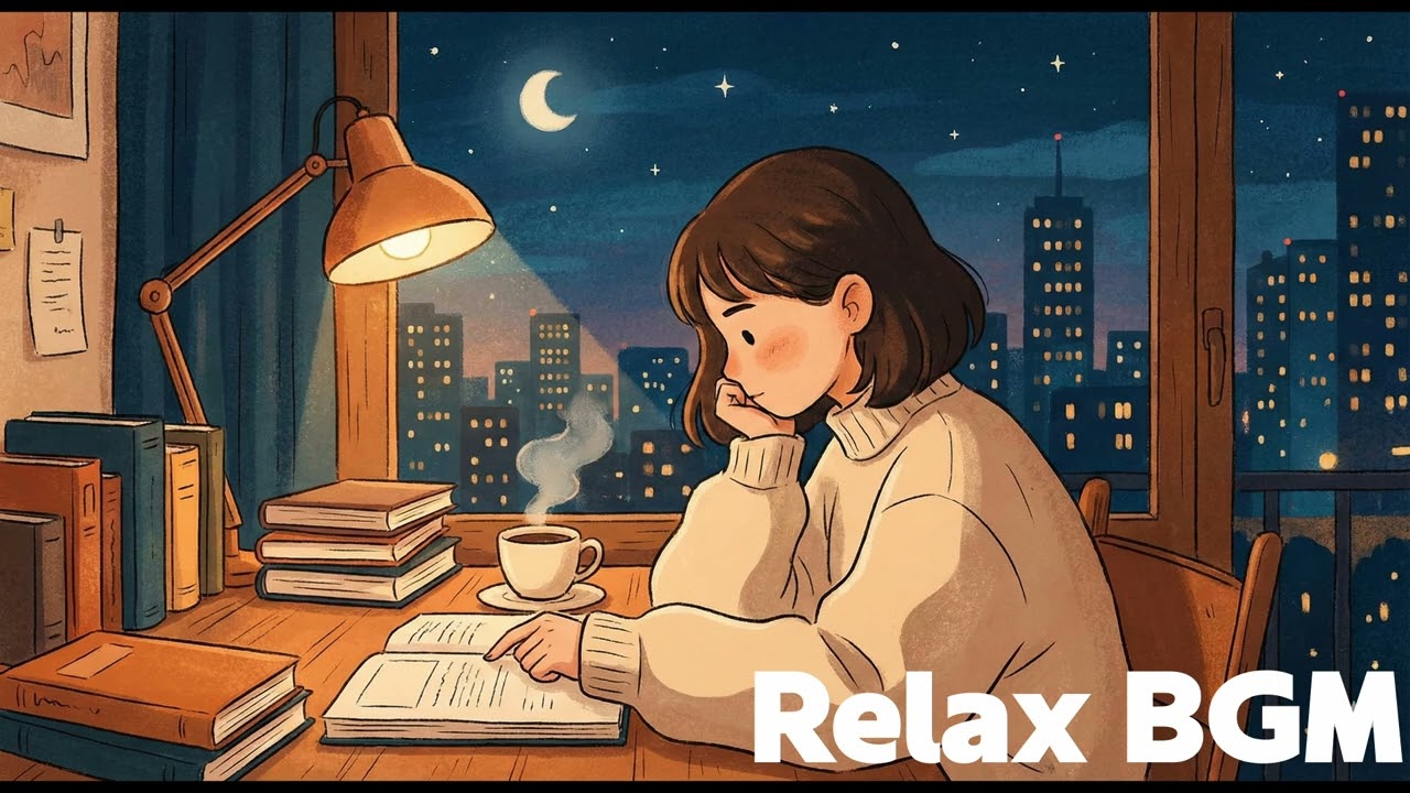 【作業用BGM】夜のゆったりとした時間（60min）